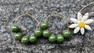 Handmade Earrings🤍💚