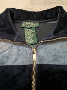 Unisex Ralph Lauren Pullover Velour Sweatshirt