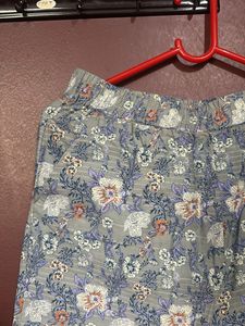 Aurelia Floral Print Kurti Pajama Set
