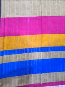 Elegant multicolour Saree with Blouse