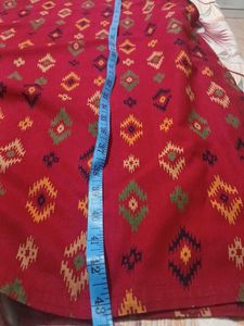 Red Diamond Print Tunic