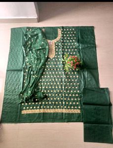 Unstitched Embroidery Designs Dress Material