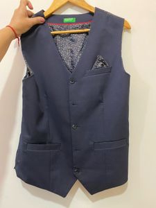 Benetton Navy Blue Vest