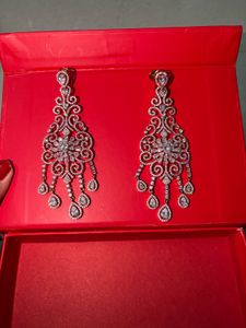 Kushals Sparkly Dangle Earrings