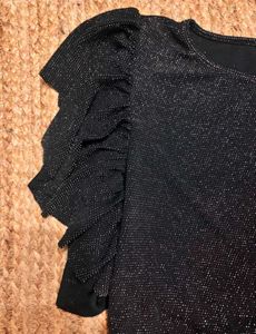 Sparkly Ruffle Top