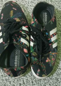 Floral Adidas Neo Sneakers
