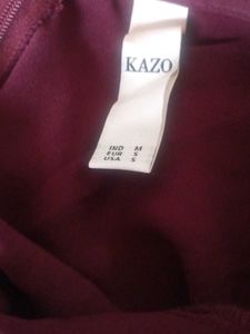 Wine Colour Jumpsuit Kazo Brand Like New