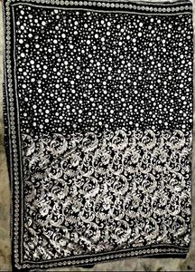Black Colour Party Wear Saree