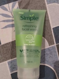 Simple Refreshing Facial Wash - Kind to Skin
