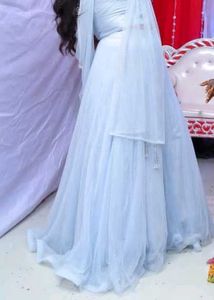 Pretty Light Blue Lehenga