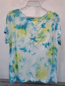 Tie-Dye Embossed T-Shirt