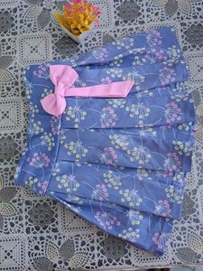 Floral Print Bow Skirt 3 Se 4 Sal Ki Bacchi K