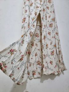 Floral Maxi Dress with Slit