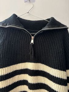Black &amp; White Pullover