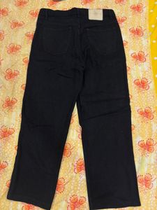 Black Straight Leg Jeans