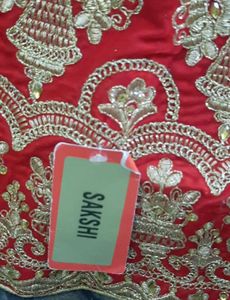 Red Embroidered Lehenga Choli Set