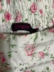 Floral Print Skort