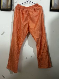 Peach Embroidered Kurta Set