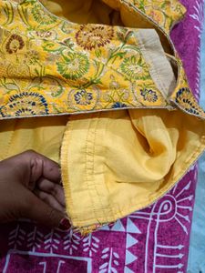 beautiful silk multicolored blouse