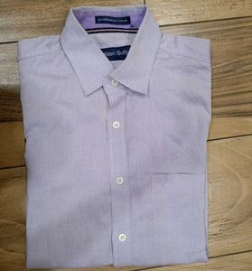&#34;Allen Solly&#34;Light Lavender Solid Shirt👕