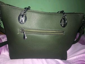 Stylish Green Handbag