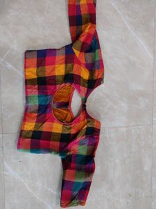 Multicolor Checks Blouse