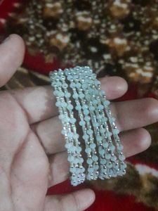 Silver Bangle Set