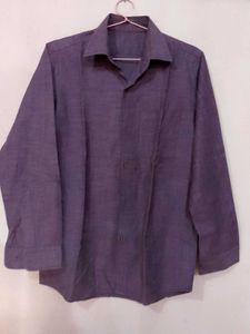 Men's Purple Casual Shirt