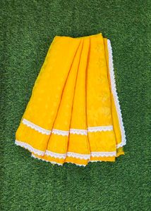 Hakoba Lace Jamdani - Yellow