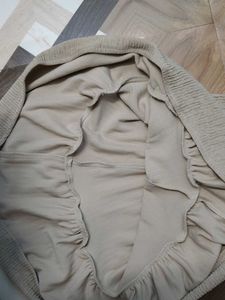 Ribbed Ruffle Mini Dress