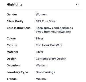 925 Sterling Silver Threader Drop Earrings