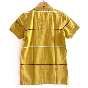 ITH White &amp;YellowStriped Polo Shirt - New with Tag