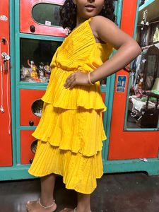 Yellow Short Dress