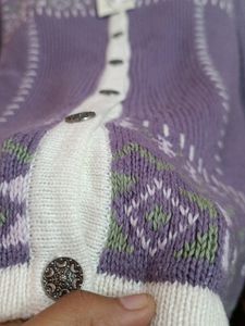 Vintage Patterned Cardigan