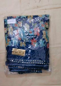 Elegant Floral Print Saree(New with blouse)