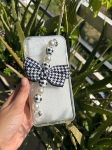 Houndstooth Bow Phone Case