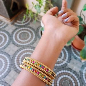 2.6 Size Multi Colour Bangles