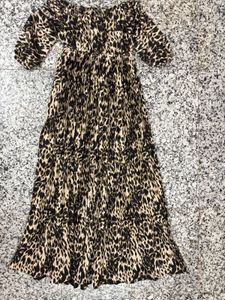 Leopard Printed Maxi dress