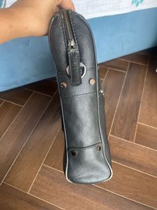Leather Laptop Bag/have Some Fading On The Edges