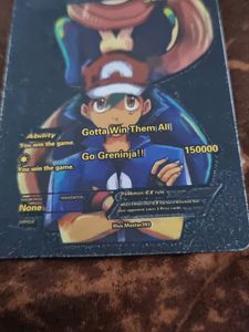 ASH KETCHUM VMAX 5000000 HP POKEMON CARD