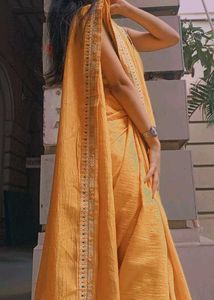 Elegant Yellow Saree