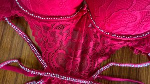 Red Lace Lingerie Set
