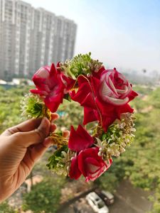 Flower gajra hair accessory