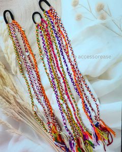 Navratri Braided Hair Ties