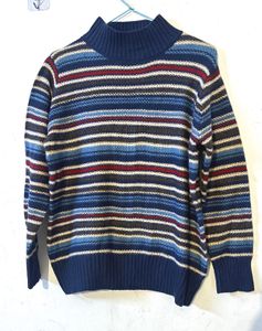 Striped Knit Sweater