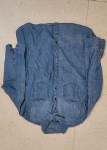 Denim Long Sleeve Shirt