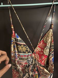 Colorful Print Maxi Dress