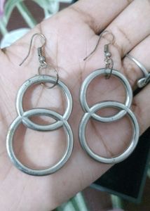 Silver Colour Earrings 🤍