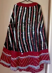 Navratri Bandhani Gamthi(Village) Handwork Choli