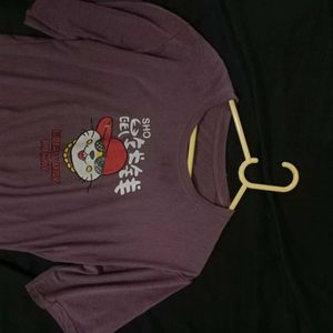 Purple Basic Tee